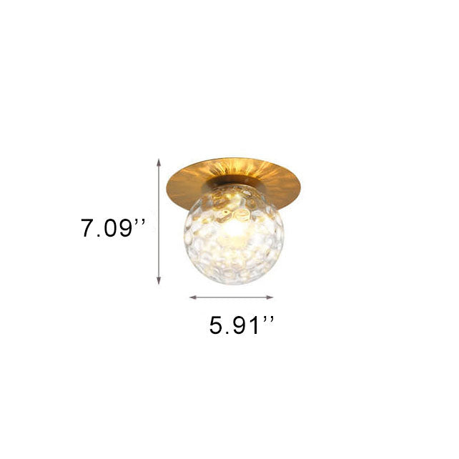 Modern Globe Ceiling Light