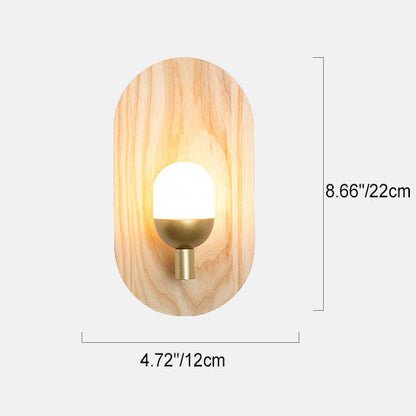 Acrylic Lamp Shade Log Brand 1-Light Wall Sconce Lamp