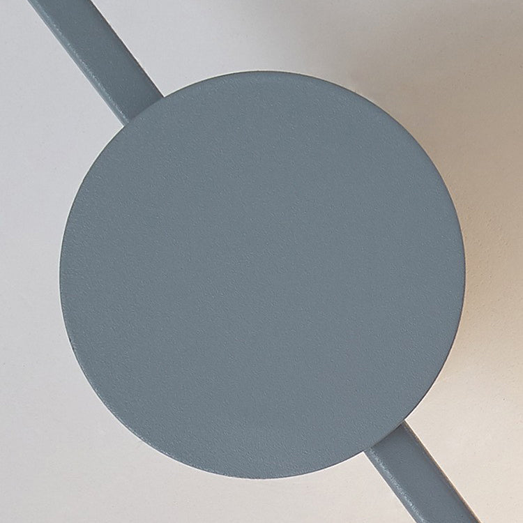 Multiple Circle Iron Silicone LED Wall Sconce Lamp