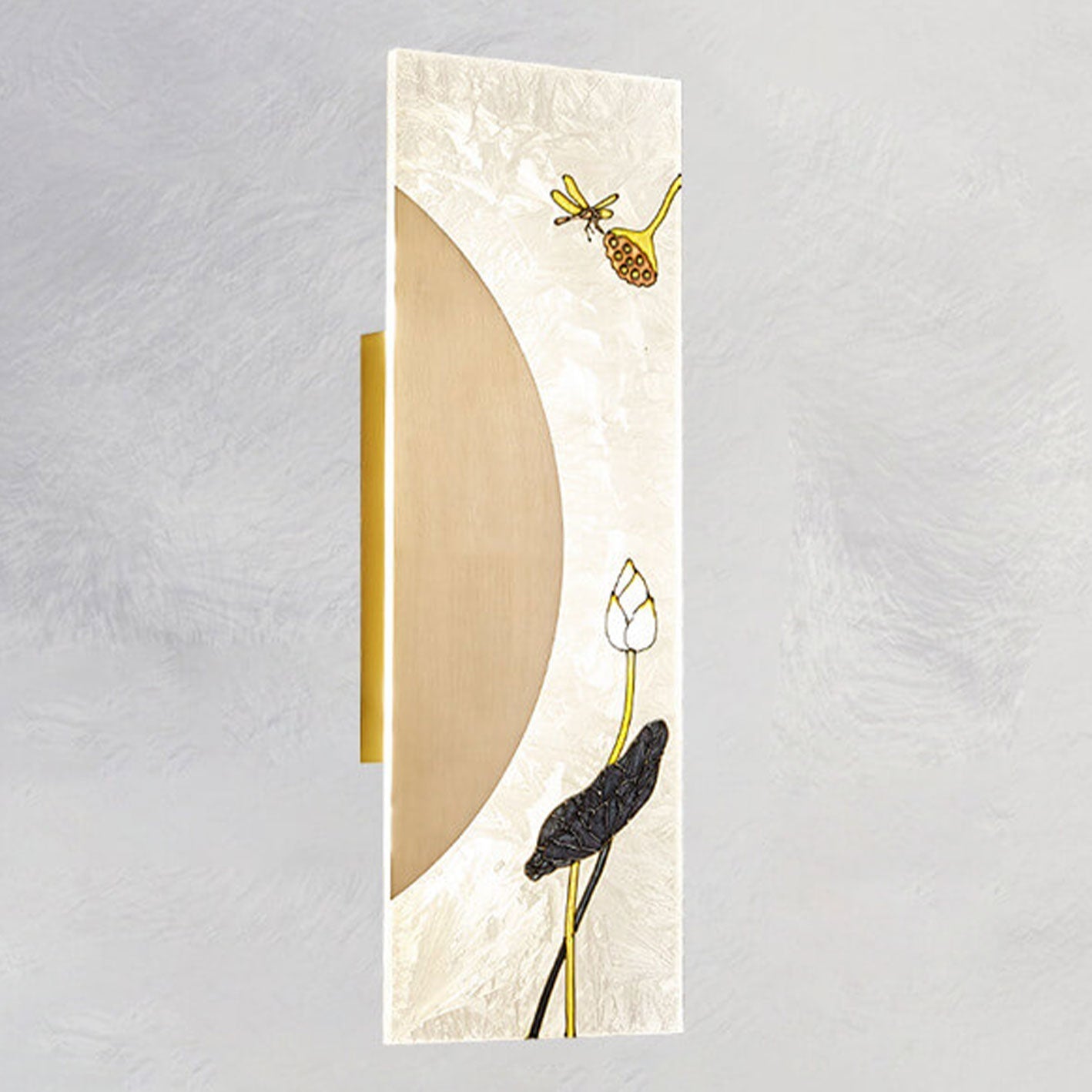 New Copper Ultra Thin Mural Design LED Wall Sconce Lamp