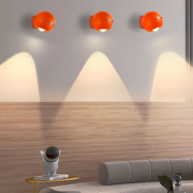 Round Eye Protection Magnetic Suction LED Wall Sconce Lamp