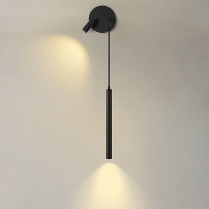 Minimalist Long Cylindrical Spotlight LED Wall Sconce Lamp