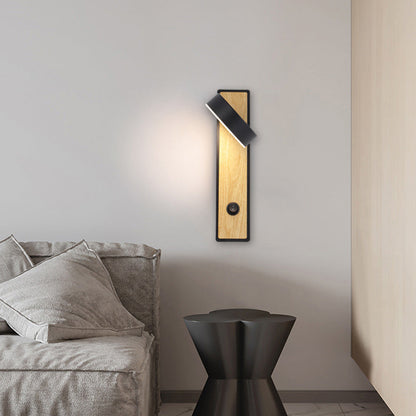 Simplicity Rectangle Rotatable LED Wall Sconce Lamp