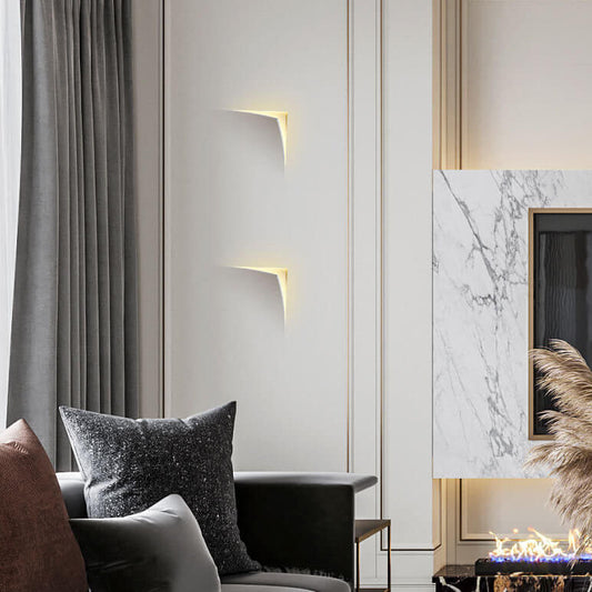 Simplicity Flop Recessed Plaster 1-Light Wall Sconce Lamp