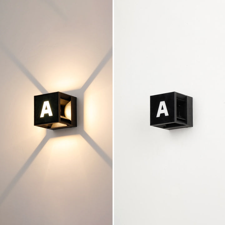 Simplicity LED Solar Waterproof Outdoor Wall Sconce Lamp