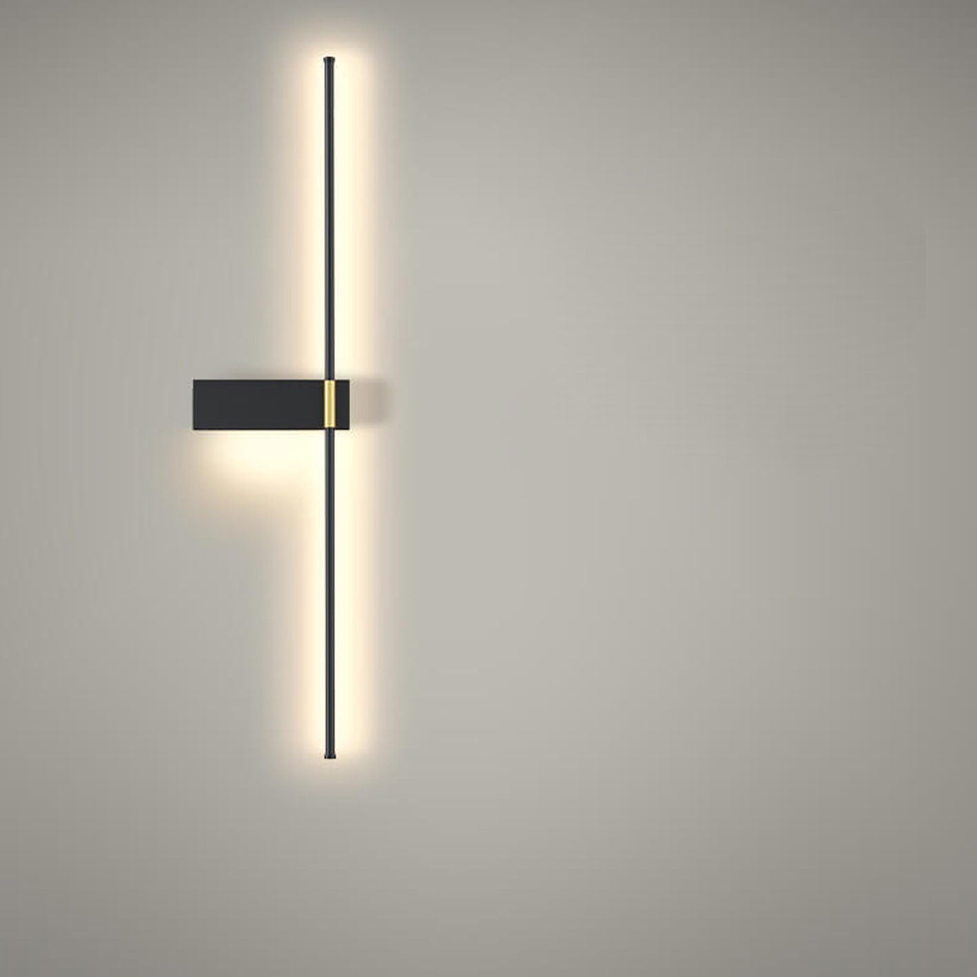 Minimalist Long Line Iron Acrylic LED Wall Sconce Lamp