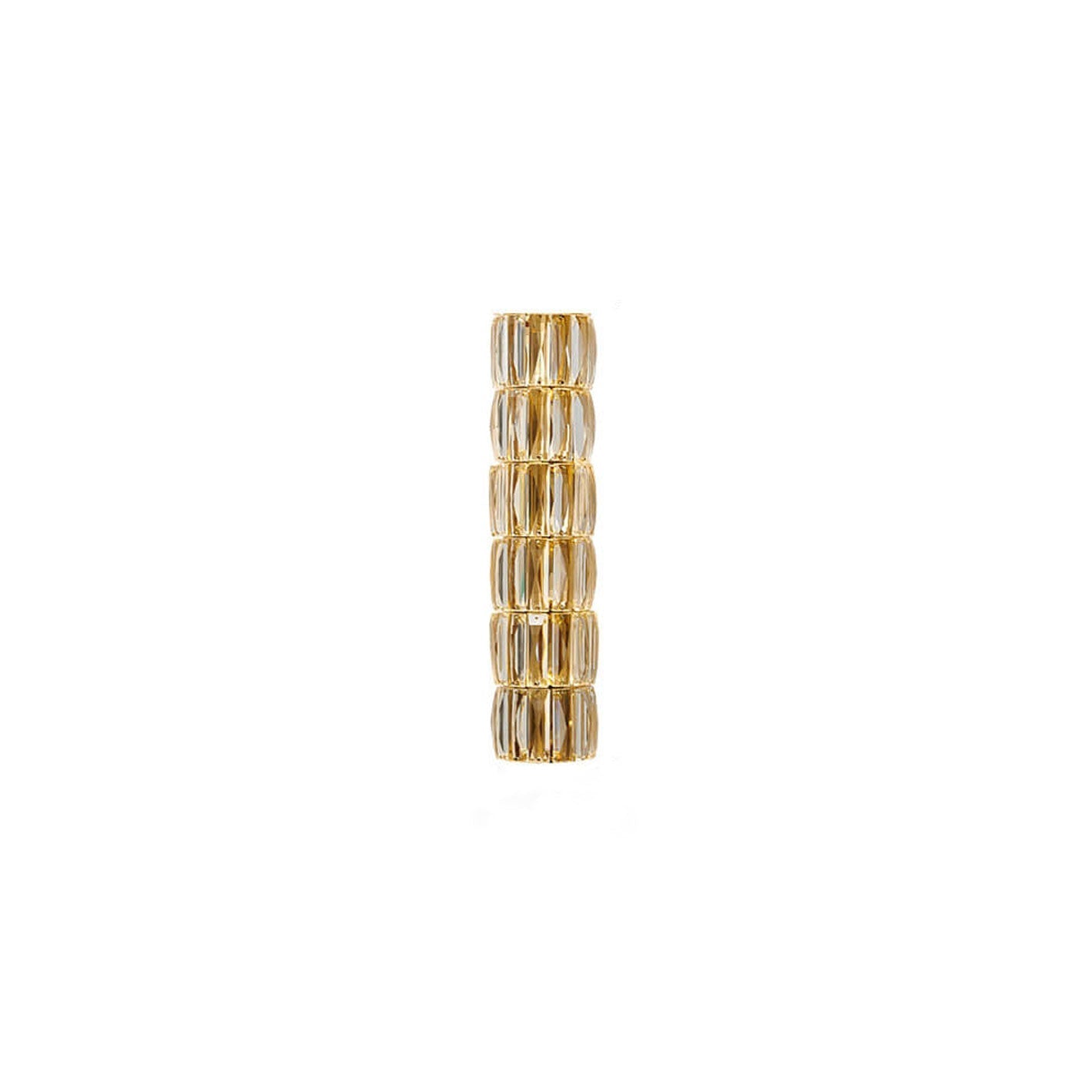 French Light Crystal Column 4/6/8-Light Wall Sconce Lamp