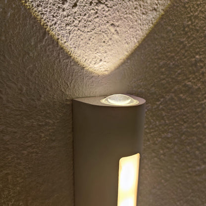 Cylindrical Design LED Outdoor Decorative Wall Sconce Lamp