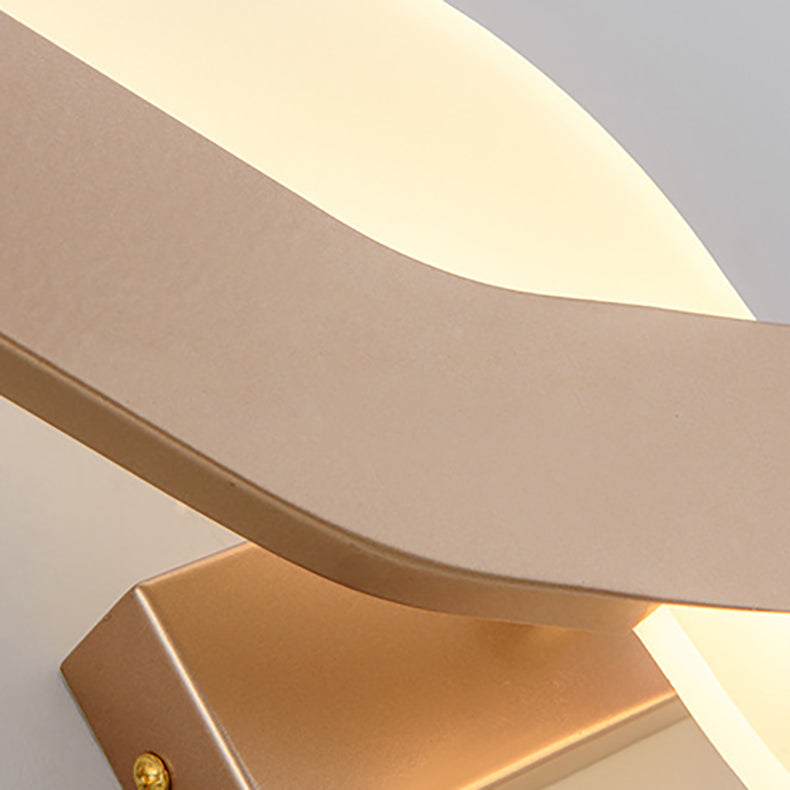 Creative Rotatable Funnel Iron Acrylic LED Wall Sconce Lamp