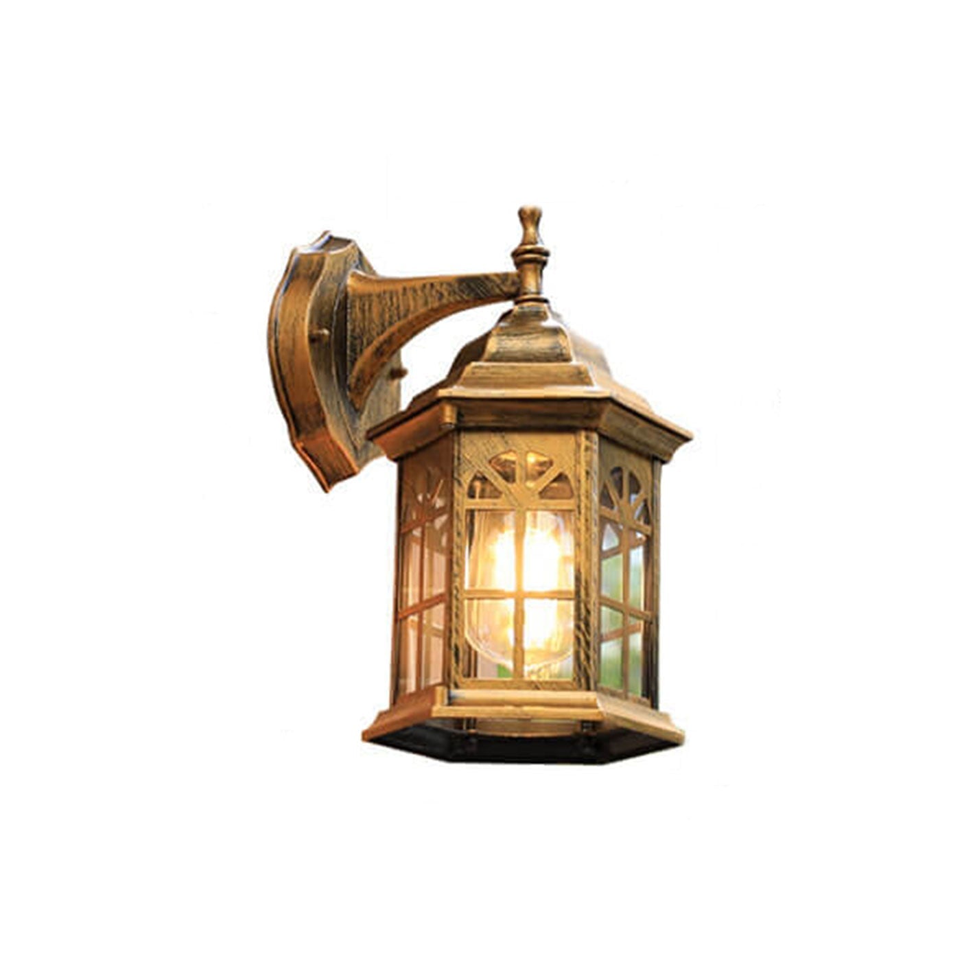 Waterproof Pavilion Design 1-Light Outdoor Wall Sconce Lamp