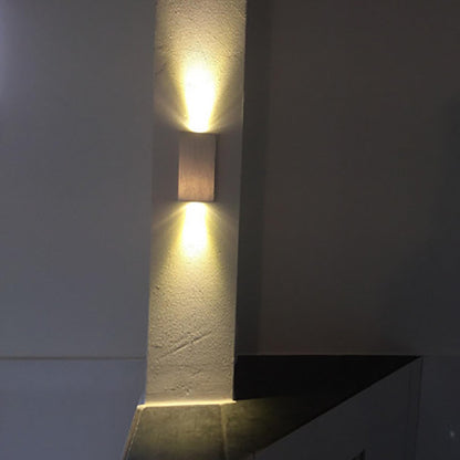 Simplicity Waterproof Aluminum Cubic LED Wall Sconce Lamp