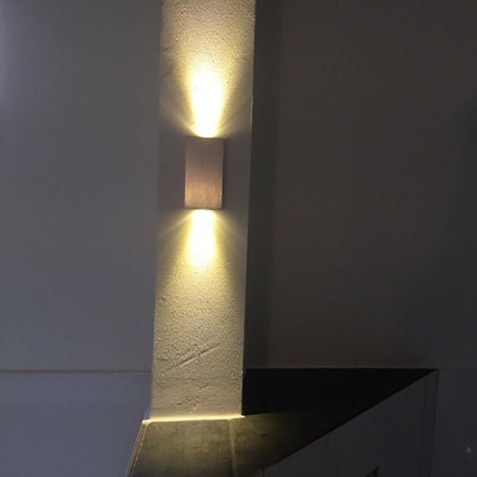 Simplicity Waterproof Aluminum Cubic LED Wall Sconce Lamp