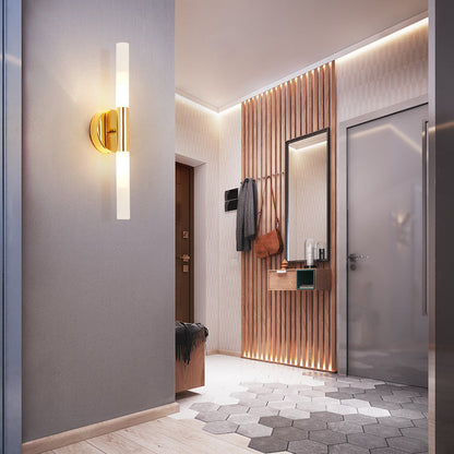 Minimalist Aluminum Iron Cylinder LED Wall Sconce Lamp