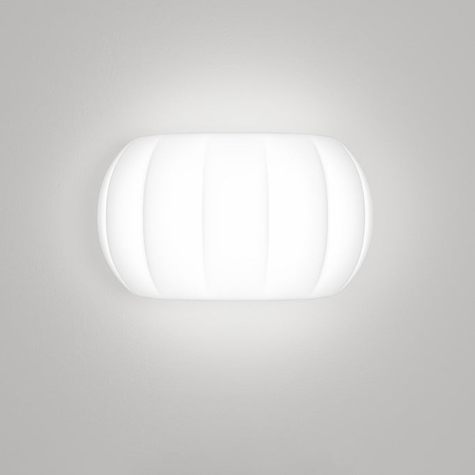 Simplicity Acrylic Pumpkin Elliptical LED Wall Sconce Lamp