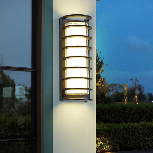 Outdoor Column Waterproof LED Garden Wall Sconce Lamp