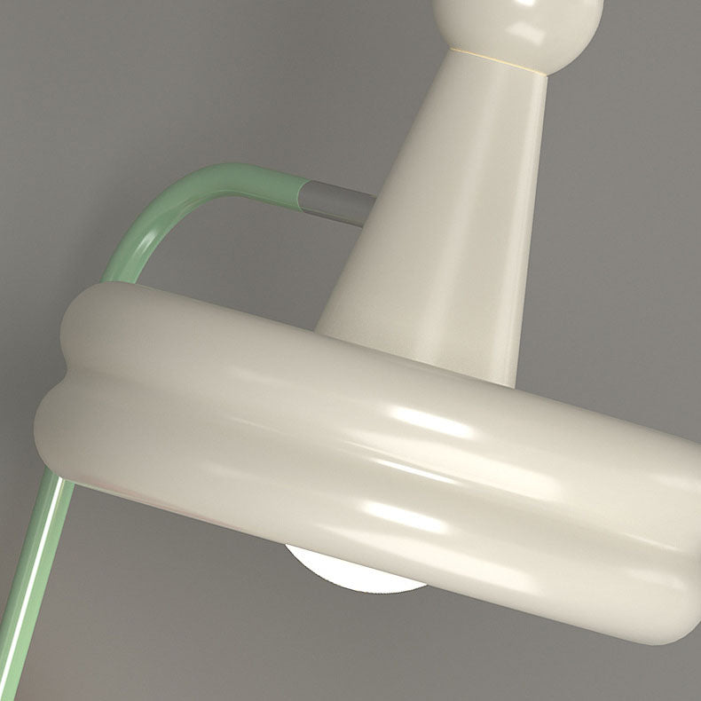 Disc Spherical Iron Glass 1-Light Wall Sconce Lamp