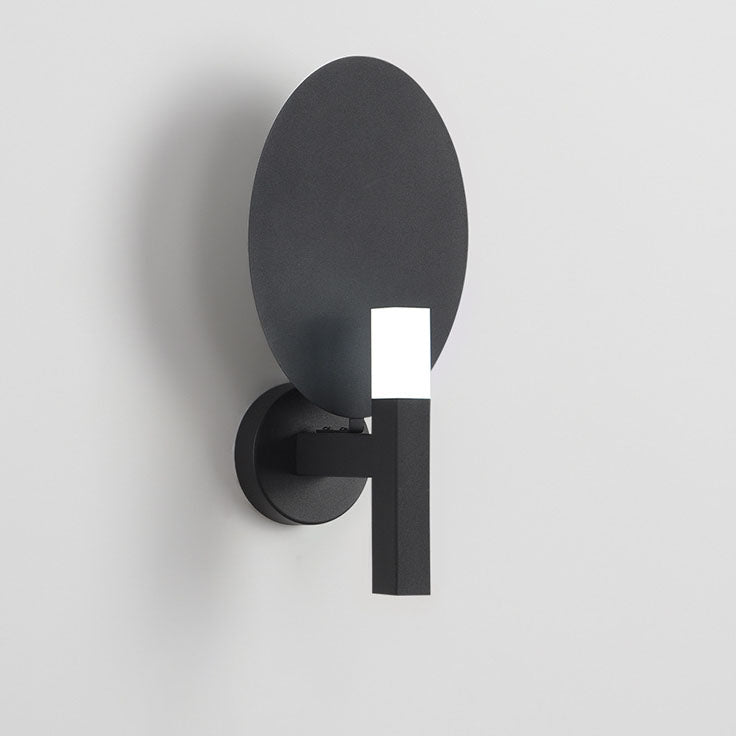 Light Color Oval Hardware Acrylic LED Wall Sconce Lamp
