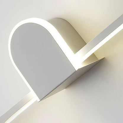 Minimalist Long Geometric Vanity Light LED Wall Sconce Lamp