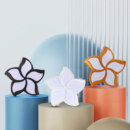 Simplicity Pinwheel Acrylic Shade LED Wall Sconce Lamp