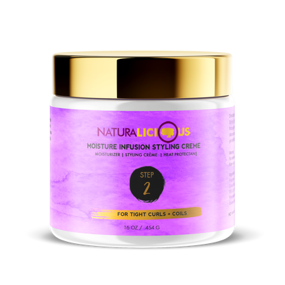 Step 2: Moisture Infusion Styling Creme (For Tight Curls)