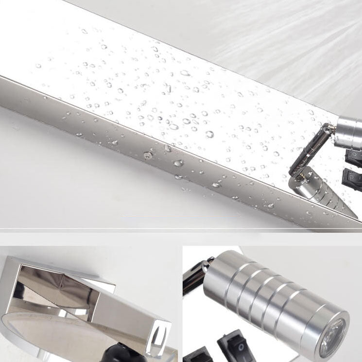 Light Luxury Stainless Steel 1-Light Wall Sconce Lamp