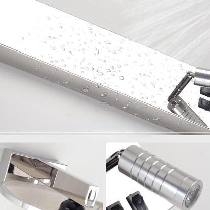 Light Luxury Stainless Steel 1-Light Wall Sconce Lamp