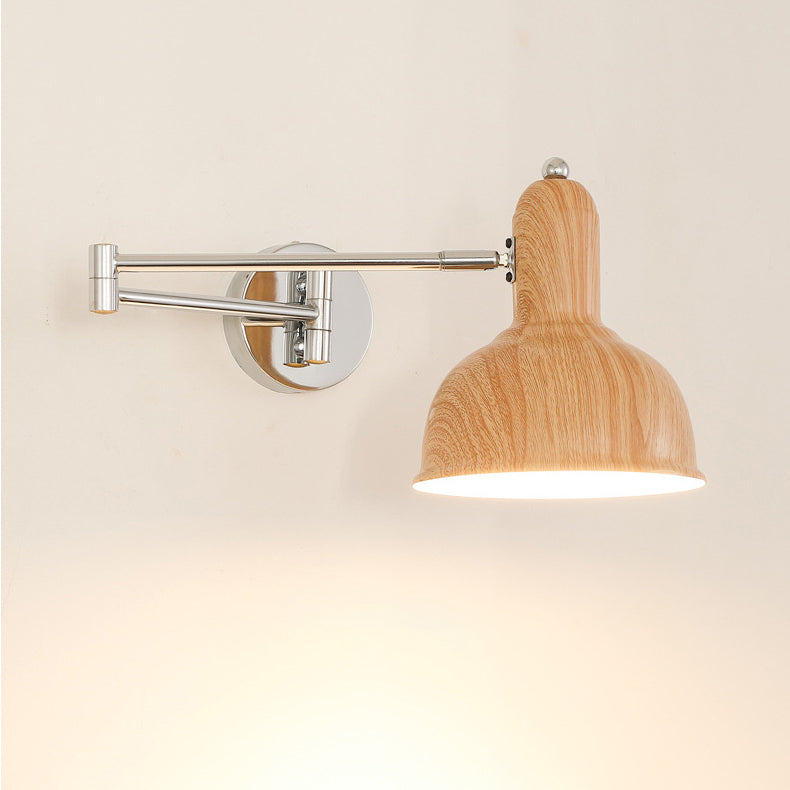 Scandinavian Adjustable Arm 1-Light Wall Sconce Lamp