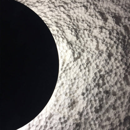 Contemporary Nordic Round Iron Resin LED Wall Sconce Lamp