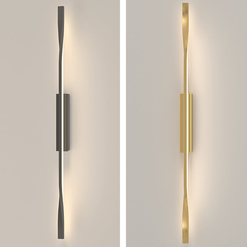 Aluminum Straight Line Silicone LED Wall Sconce Lamp