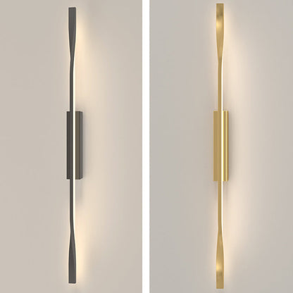 Aluminum Straight Line Silicone LED Wall Sconce Lamp