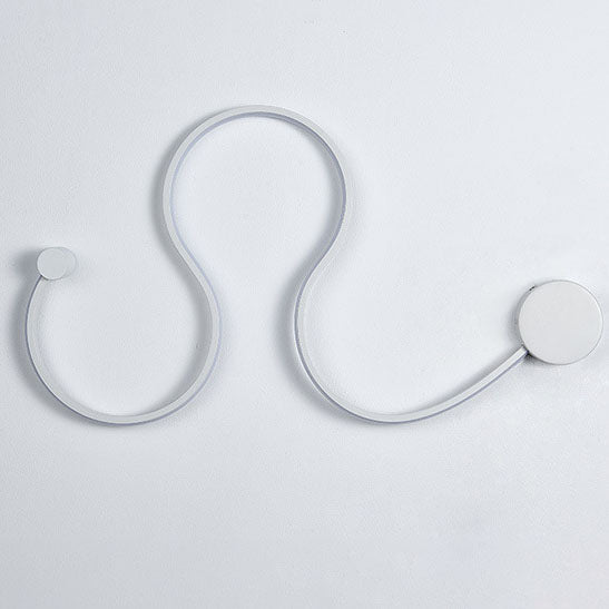 Nordic Aluminum Silicone Lines LED Wall Sconce Lamp