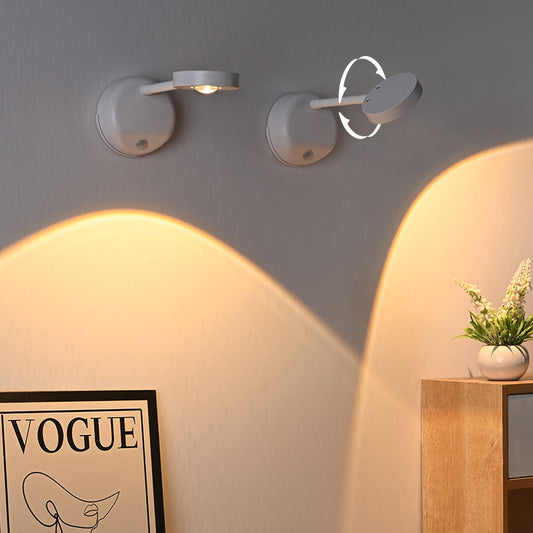 Simplicity LED Rechargeable Motion Sensor Wall Sconce Lamp