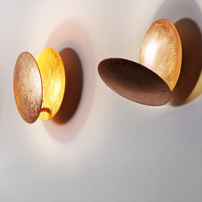 Modern Simplicity Alloy Round LED Wall Sconce Lamp