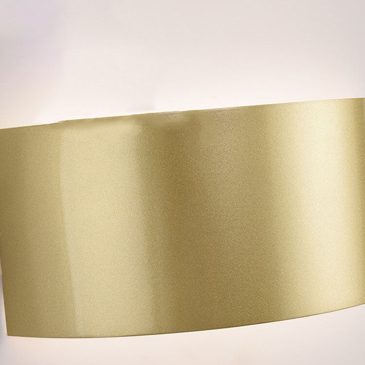 Solid Color Iron Half-circle LED Wall Sconce Lamp