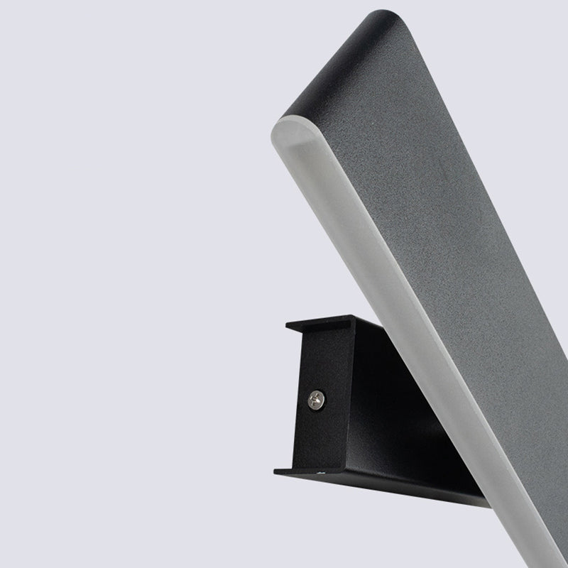 Rectangular Aluminum Acrylic Rotatable LED Wall Sconce Lamp