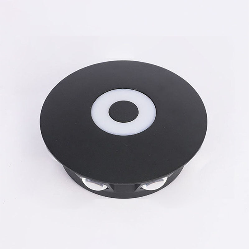 Scandinavian Aluminum Round Shade LED Wall Sconce Lamp