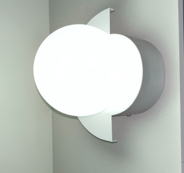 Modern Minimalist Glass Globe 1-Light Wall Sconce