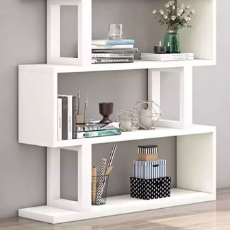 Contemporary Geometric Bookshelf