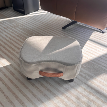 Contemporary Fabric Footstool