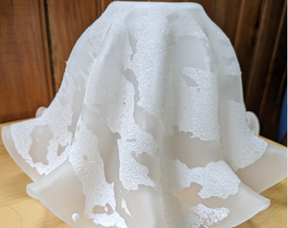 Nordic Acrylic Glass Flower Iron 1-Light Wall Sconce Lamp