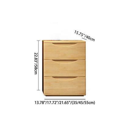 Japanese Wood Nightstand