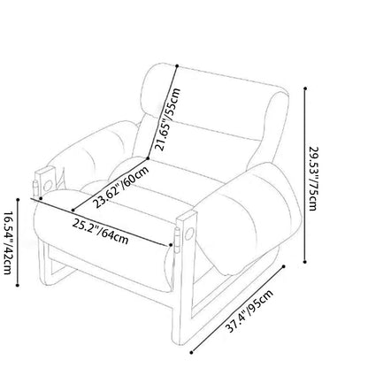 Traditional Iron Accent Chair