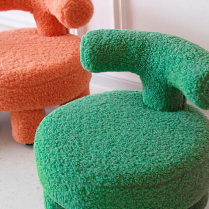 Contemporary Fabric Wood Chair