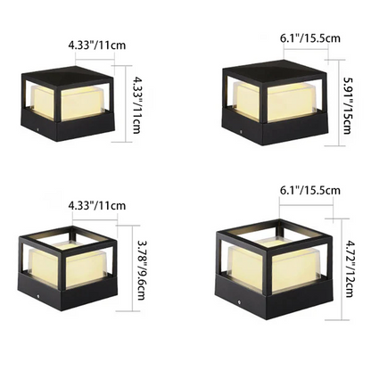 Industrial Aluminum Cylinder LED Outdoor Lawn Light
