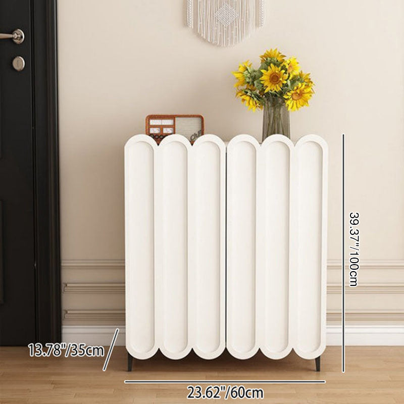 Contemporary Metal Shoe Rack