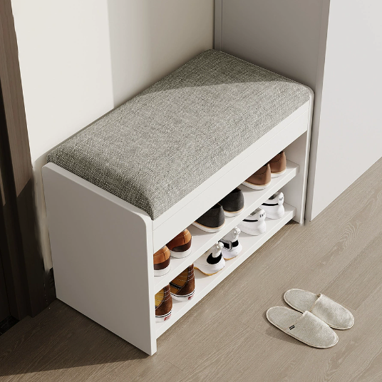Traditional Solid Wood Shoe Rack