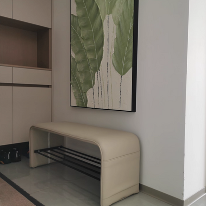 Modern Carbon Steel Bench