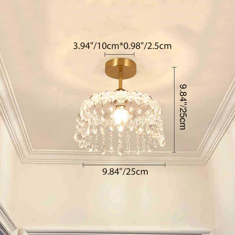 Modern Iron Flower Ceiling Light
