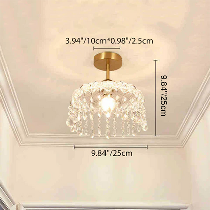 Modern Iron Flower Ceiling Light