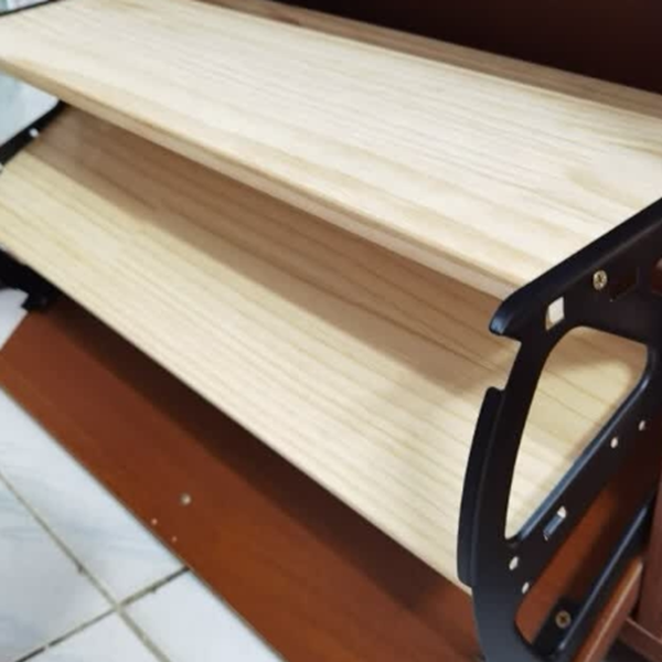 Contemporary Linen Shoe Bench